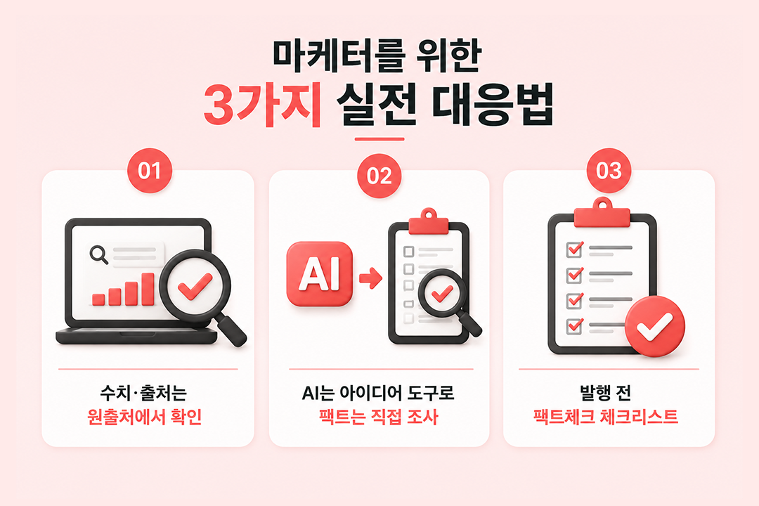 AI 할루시네이션 마케터 3가지 대응법 원플랜마케팅