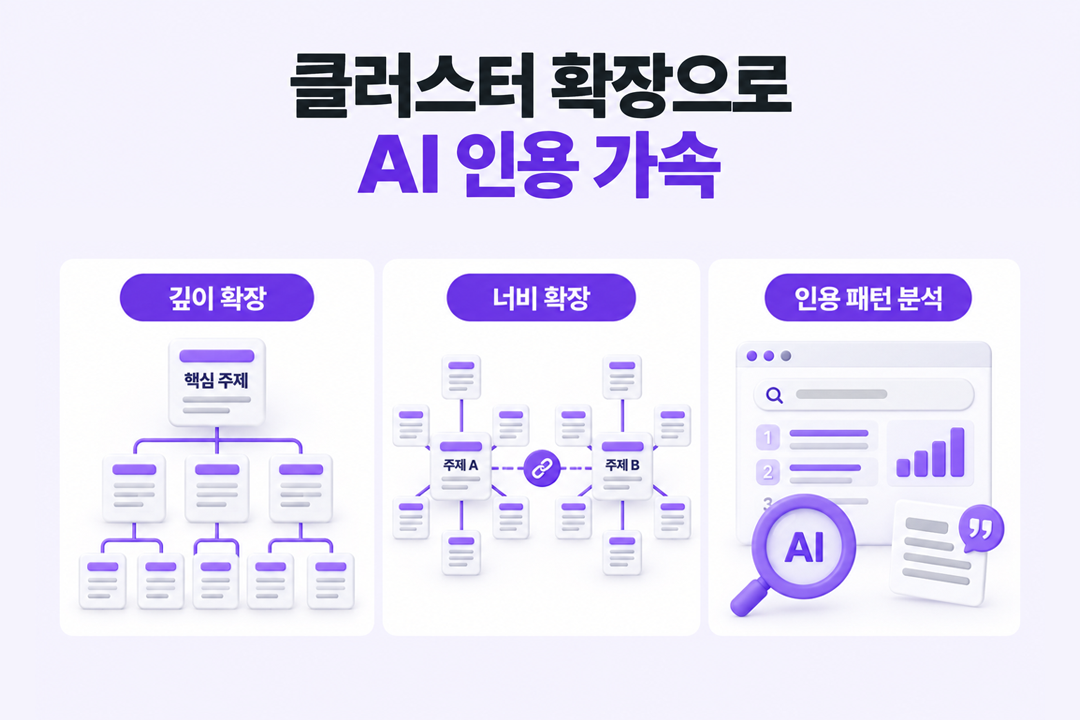 이 설계법 확장 AI 인용 가속 전략 원플랜마케팅